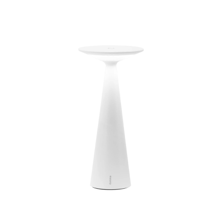 ZAFFERANO Damina Lampa dotykowa LED - biała 9x19,3 cm