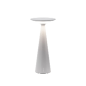 ZAFFERANO Damina Lampa dotykowa LED - jasno szara 9x19,3 cm