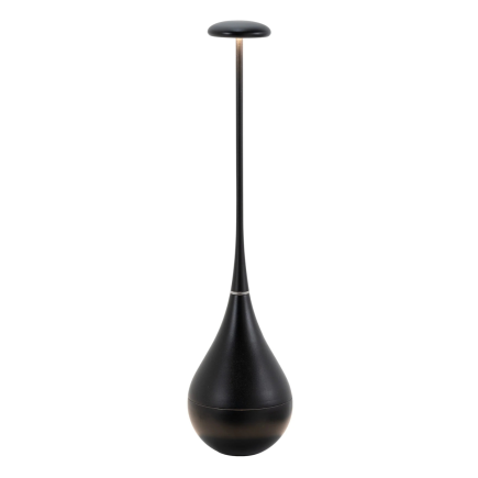 ZAFFERANO Dondolina Lampa dotykowa LED - czarna 9x37,6 cm