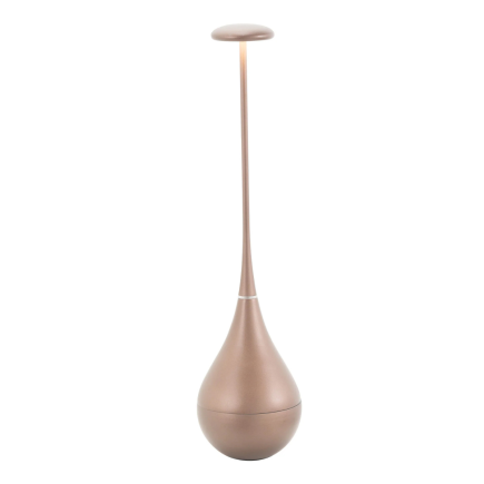 ZAFFERANO Dondolina Lampa dotykowa LED - brązowa 9x37,6 cm