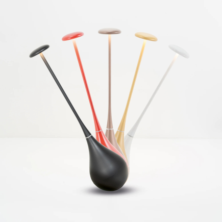 ZAFFERANO Dondolina Lampa dotykowa LED - biała 9x37,6 cm