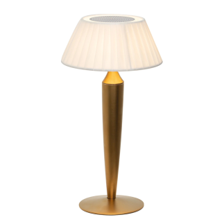 ZAFFERANO Flamina Lampa dotykowa LED - złota 12,x32 cm