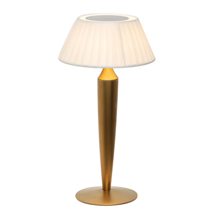 ZAFFERANO Flamina Lampa dotykowa LED - złota 12,x32 cm