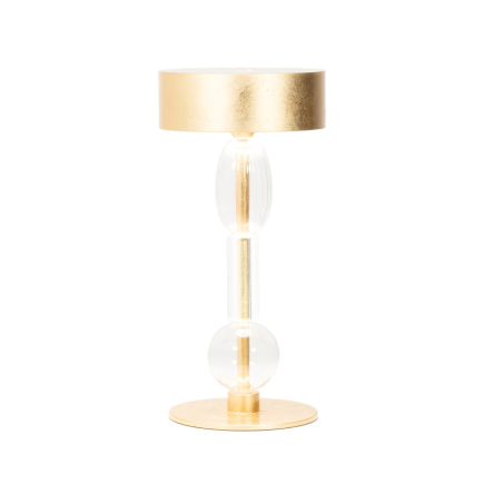 ZAFFERANO Royal Family Lampa dotykowa LED - złota wi-fi 13x28 cm