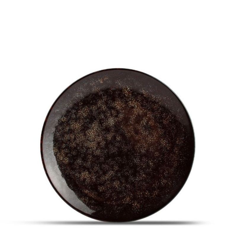 BONBISTRO Hazy Black Talerz płaski 26 cm BONBISTRO Hazy Black Talerz płaski 26 cm