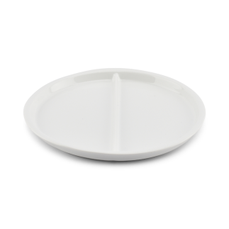 BONBISTRO Care White Talerz płaski dzielony 23 cm