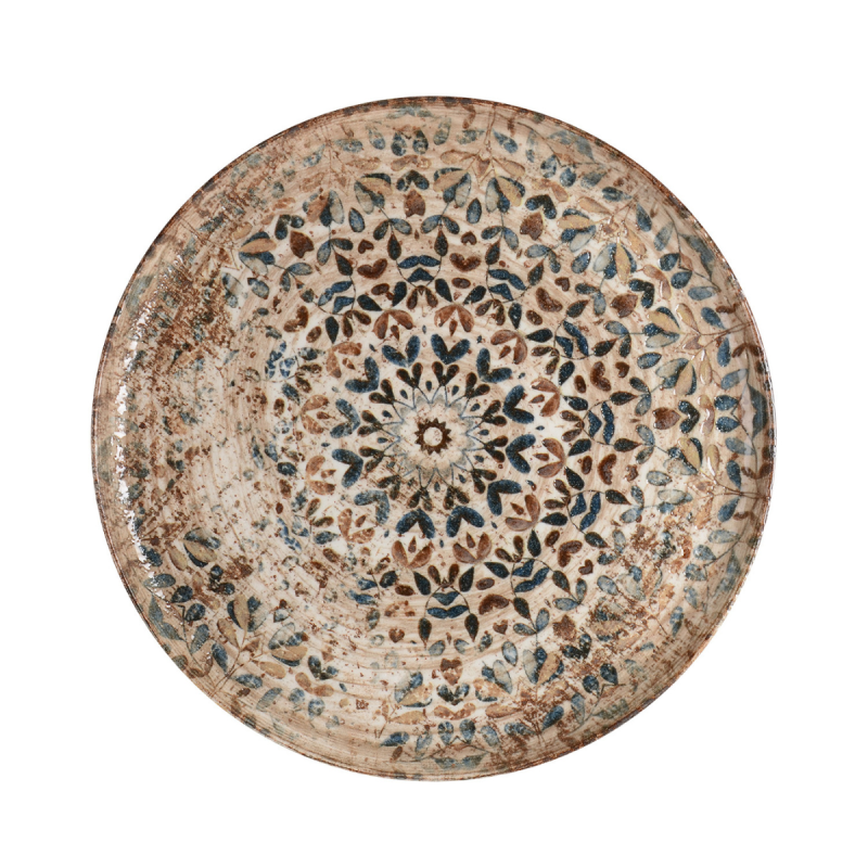 RINART Valencia Dijital Aztec Talerz płaski do pizzy 32 cm RINART Valencia Dijital Aztec Talerz płaski do pizzy 32 cm