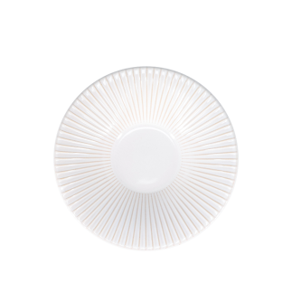 F2D Brass White Striped Talerz głęboki 20,5/8,5xH5 cm