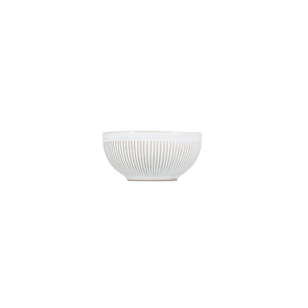 F2D Brass White Striped Miska 8,5 × H4 cm