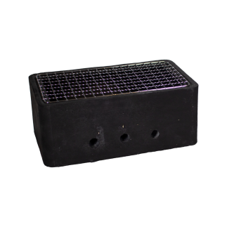 STYLE POINT BBQ Grill stołowy czarny 25x15x10 cm