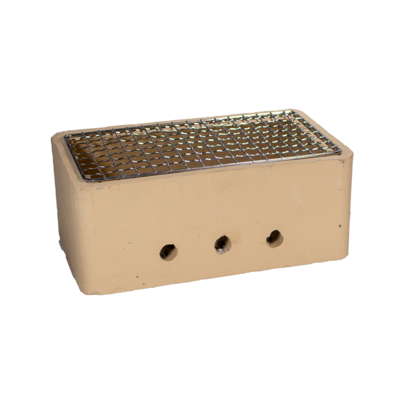 STYLE POINT BBQ Grill stołowy kremowy 25x15x10 cm