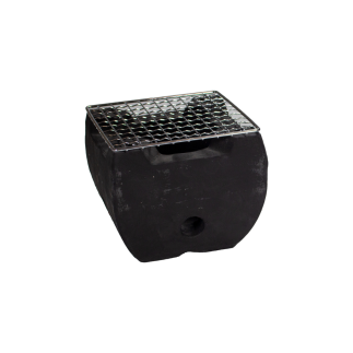 STYLE POINT BBQ Grill stołowy czarny14x14x12 cm