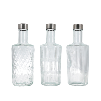 BONBISTRO Tap Square Karafka z korkiem 1,1 l