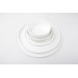 CHIC VERSO WHITE Talerz płaski sztaplowany 31 cm CHIC VERSO WHITE Talerz płaski sztaplowany 31 cm