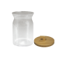 STYLE POINT Słoik bąbelkowy przezroczysty z pokrywką 10 x 15 cm
