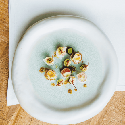 STYLE POINT Blue Lagoon high plate 25 cm