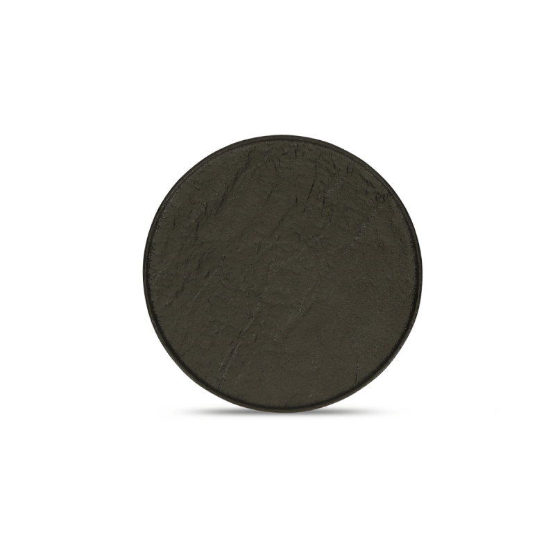 CHIC Livelli Black Talerz płaski z rantem 22 cm CHIC Livelli Black Talerz płaski z rantem 22 cm