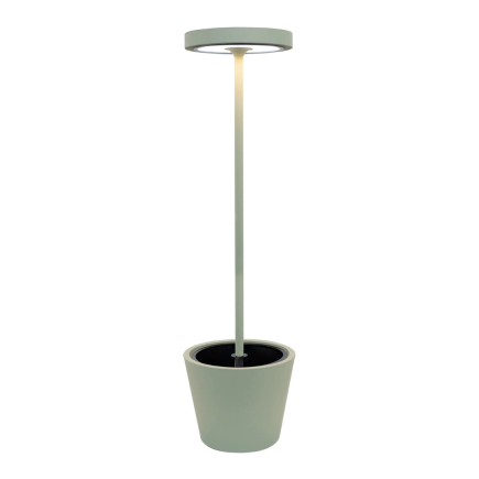 ZAFFERANO Poldina Reverso Solar L Lampa podłogowa LED - szałwiowa 43,3x156 cm