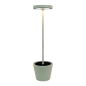 ZAFFERANO Poldina Reverso Solar L Lampa podłogowa LED - szałwiowa 43,3x156 cm