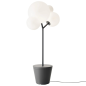 ZAFFERANO Tree Of Light Lampa podłogowa - czarna 86x50x186 cm