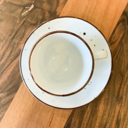 DOTS WHITE Filiżanka do espresso 70 ml