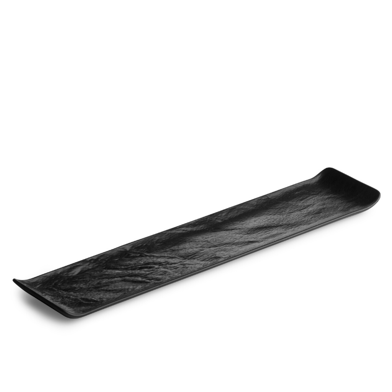 LIVELLI Polmisek prostokatny czarny 46x10 cm LIVELLI Polmisek prostokatny czarny 46x10 cm
