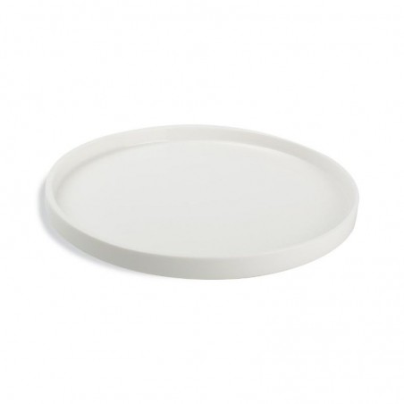CHIC VERSO WHITE Talerz płaski sztaplowany 24 cm