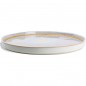 GLISTER GOLD Talerz płaski z pionowym rantem 30,5xH2,5 cm GLISTER GOLD Talerz płaski z pionowym rantem 30,5xH2,5 cm