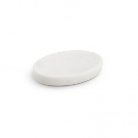 CHIC MARBLE White Naczynie owalne 16x11 cm