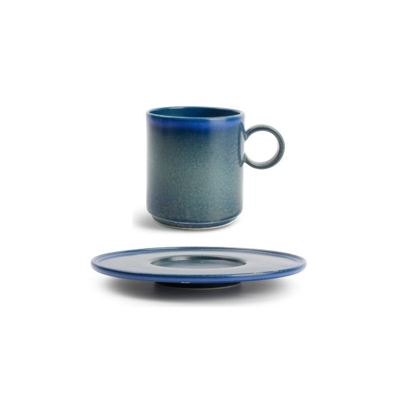 CHIC VERSO BLUE Filiżanka sztaplowana 240 ml ze spodkiem CHIC VERSO BLUE Filiżanka sztaplowana 240 ml ze spodkiem