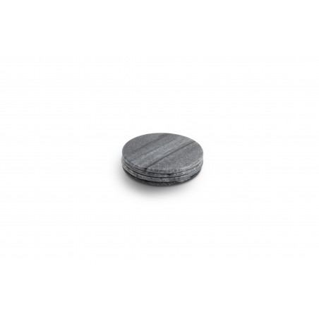 CHIC MARBLE BLACK Podstawki 9,5 cm (zestaw 4 szt.)