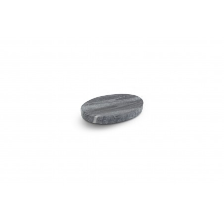 CHIC MARBLE BLACK Naczynie owalne 16x11 cm