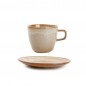 ESCURA CREAM Filiżanka 190 ml ze spodkiem uniwersalnym ESCURA CREAM Filiżanka 190 ml ze spodkiem uniwersalnym