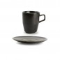 F2D CERES BLACK Kubek ze spodkiem 280 ml F2D CERES BLACK Kubek ze spodkiem 280 ml