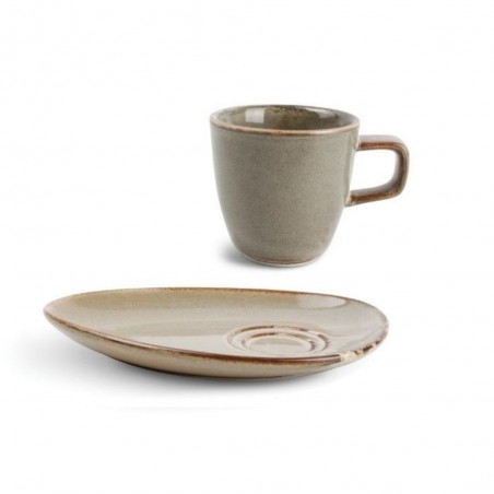 F2D CERES GREY Filiżanka ze spodkiem 90 ml