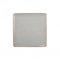 BB Collect Grey Talerz płaski kwadratowy 20,5x20,5 cm