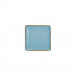 BB Collect Blue Talerz płaski kwadratowy 11x11 cm
