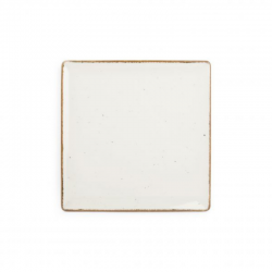 BB Collect Ivory Talerz płaski kwadratowy 20,5x20,5 cm