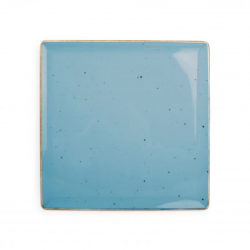 BB Collect Blue Talerz płaski kwadratowy 25,5x25,5 cm