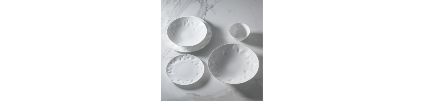 Zastawa stołowa kolekcja Facet - porcelana SILOXIHT