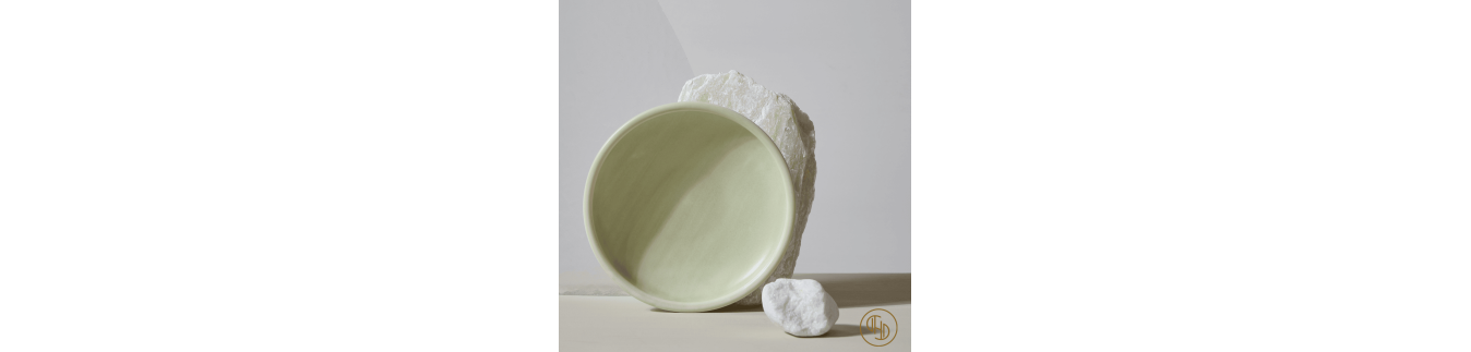 Talerze z porcelany kolekcja Jade